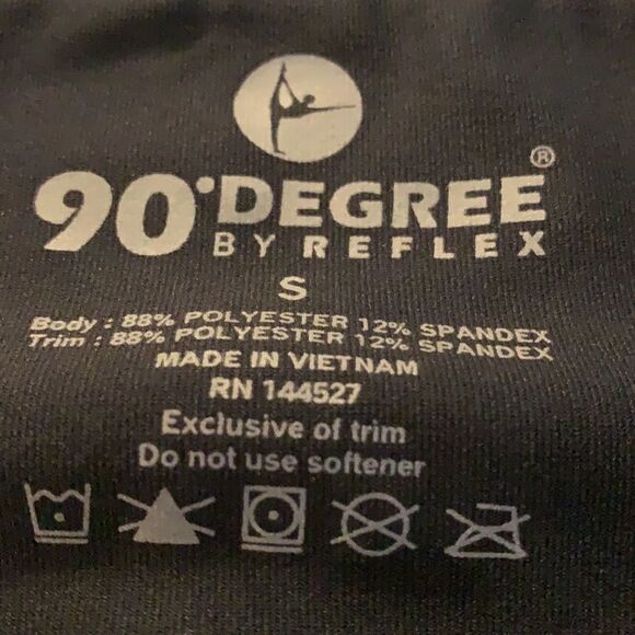 90° by Reflex S Sm Poly/Spandex Leggings Mesh Insets - Picture 6 of 10